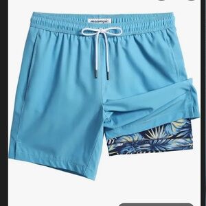 Mammgic Madewell Men's Blue Swim Shorts (32)